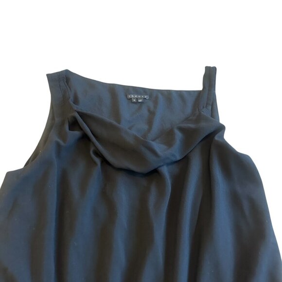 Theory Jaylyn Rove Black Sleeveless Dress A-Line Black Stretch Size 10 Women's - Picture 3 of 12